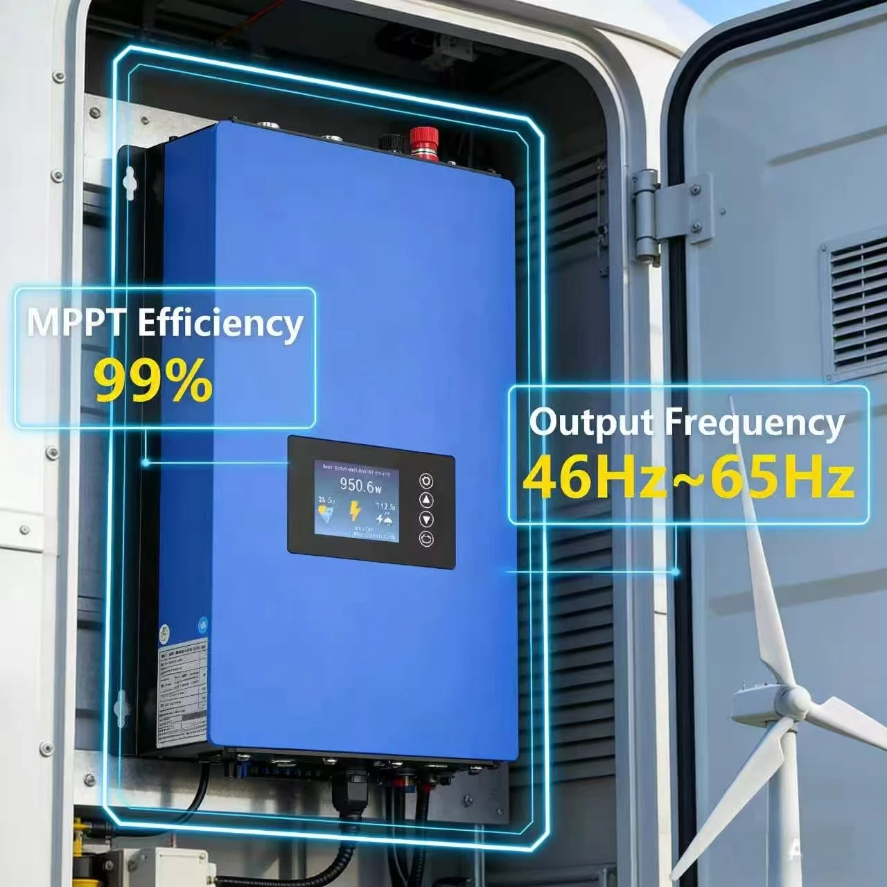 

Сетевой солнечный инвертор MPPT с чистой синусоидой, 30000 Вт, 5000 Вт, 10000 Вт, со встроенным ограничителем разряда батареи