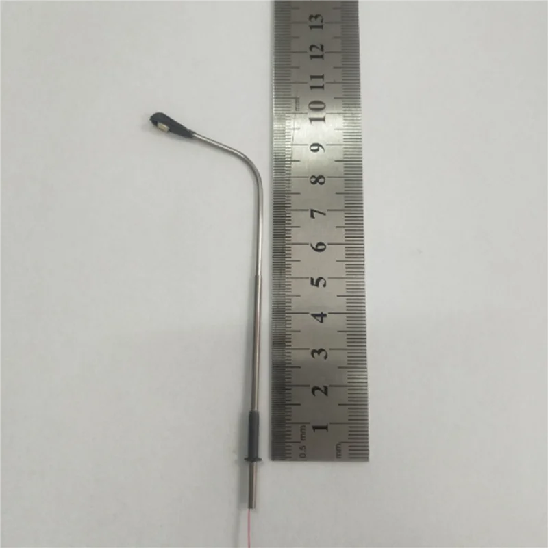 

B24C-40Pcs Model Railway 10Cm Lamp Post Street Lights HO Scale 1:87 LED 3V Resistors LQS08 Single Head-Bright White