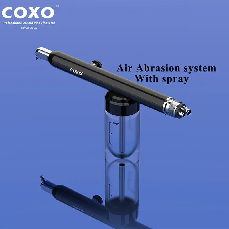 

COXO Dental Aluminum Oxide Microblaster Air Polisher Dental Alumina Gun Air Abrasion Polisher 2/4hole Dentistry Treatment Tools