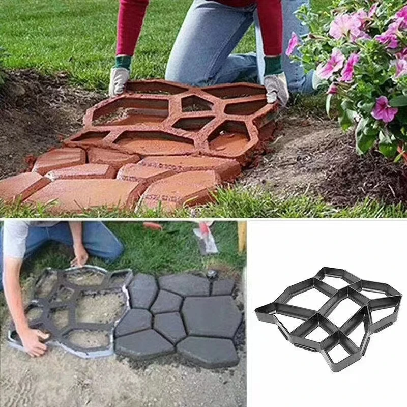 

Cement Floor To Paving Mold Cement Model Cobble Colored Floor Tile Mold Garden Courtyard