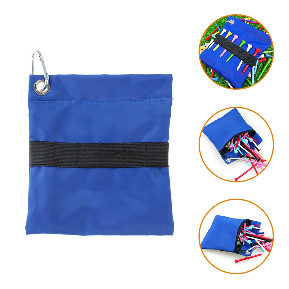 

Golf Tee Bag Pouch Accessories Ball Storage Accessory Foldable Supplies Portable