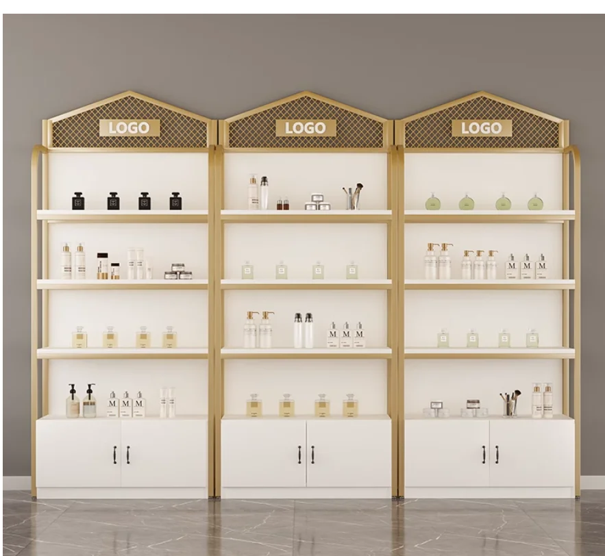 Cosmetics display cabinets Product display cabinets Nail cabinets Pet stores beauty salons Sample shelves shelves Multi-level