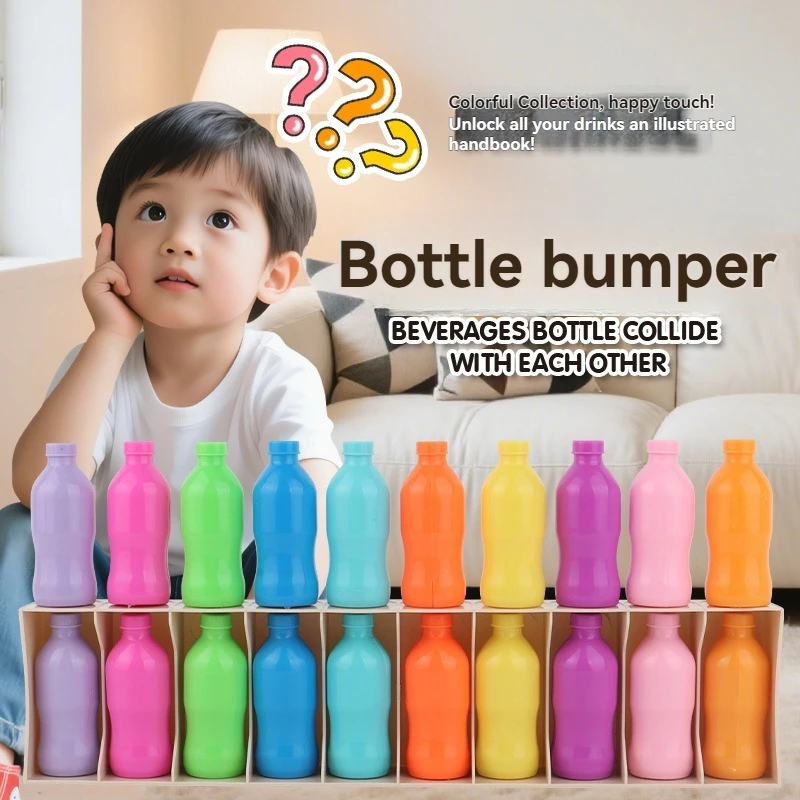 Rompecabezas de juguete de clasificación colorido para niños, juego de adivina la botella, juego de entrenamiento de memoria, juego de mesa de interacción entre padres e hijos