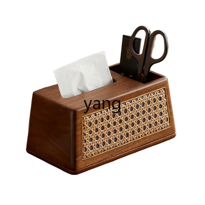 

LH Multifunctional Tissue Box Desktop Home Living Room High Value Creative Carton Light Luxury Premium Sense