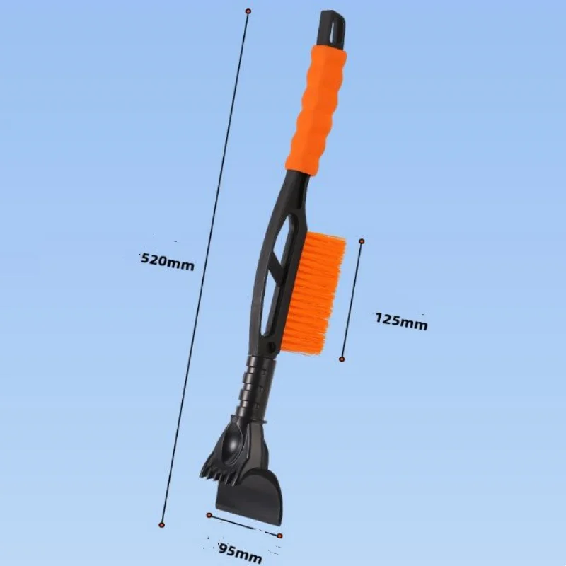 ISURE MARINE Car Defrosting Shovel 2-in-1 Multifunctional With Bristle Brush Car Snow Shovel Detachable Car Snow Shovel