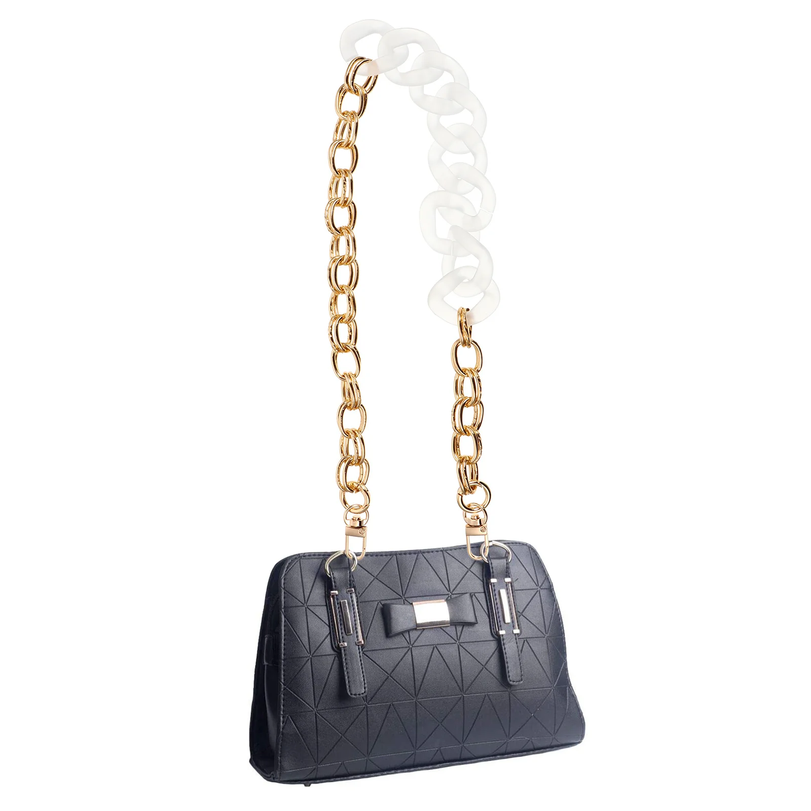 

Fashionable Bag Acrylic Strap Detachable Shoulder Chain for Girls Handbags DIY Accessory Decorative Replacement