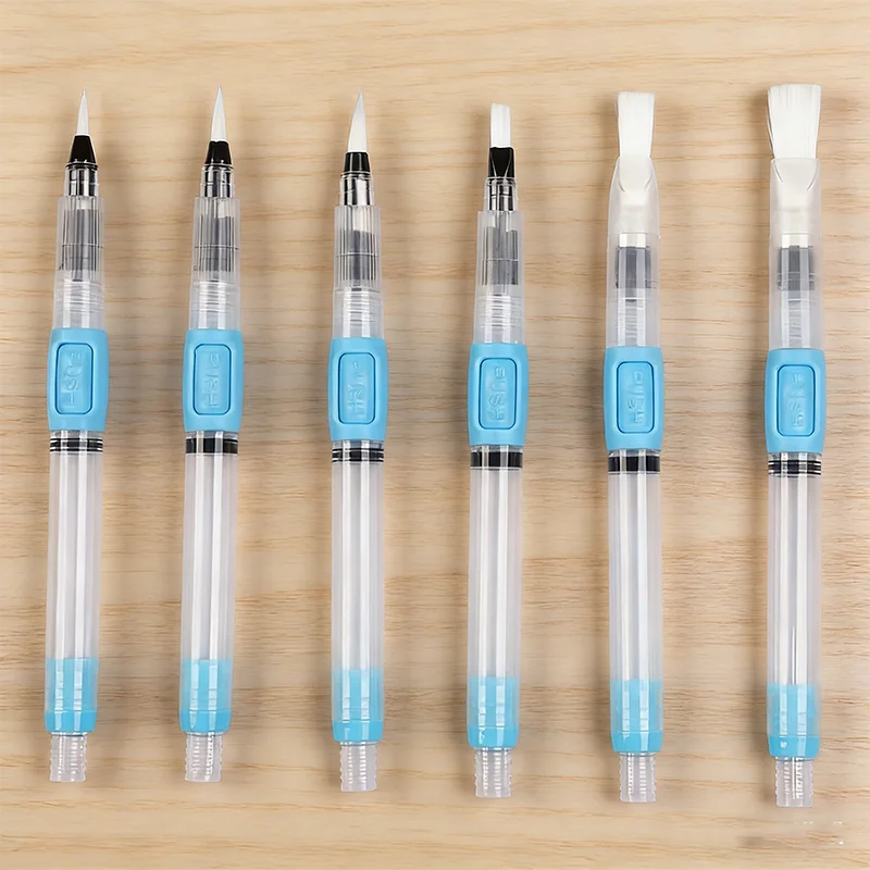 

Набор из 6 водных кистей-ручек — многоразовые акварельные кисти для рисования и каллиграфии