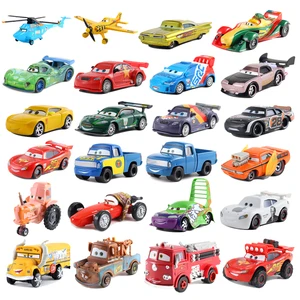 Disney Pixar Cars Anime Figures Doc Hudson Ramone Lightning McQueen Fillmore 1：55Metal Model Racing Car Toys Children's Gifts