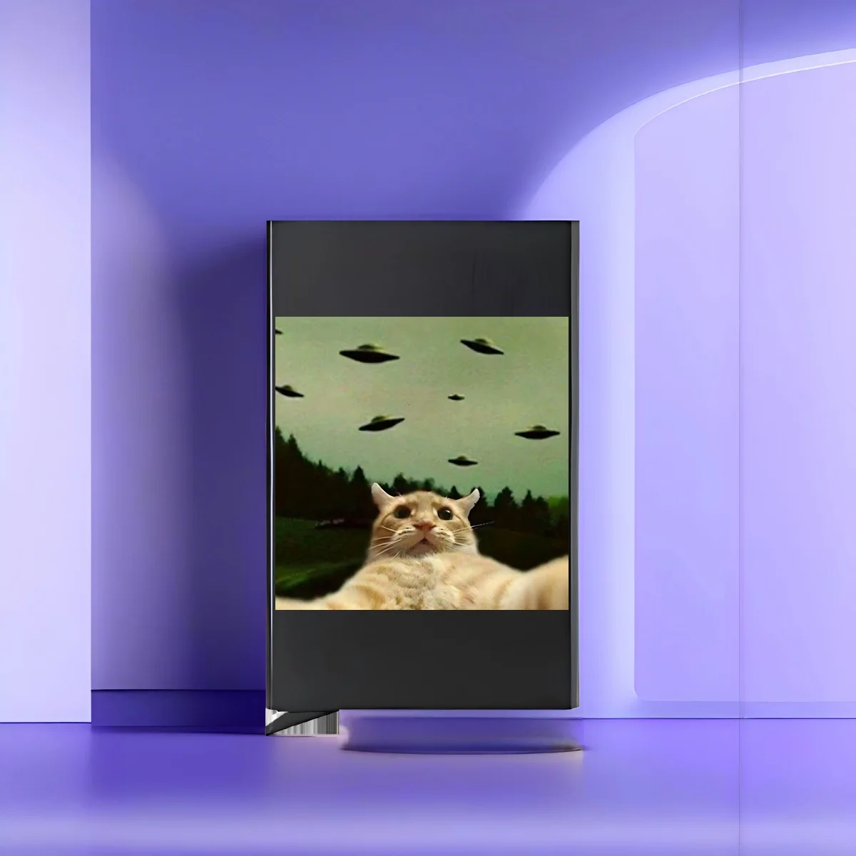 

селфи с НЛО 2026, новый стиль, модный футляр для карт с принтом, различные варианты цвета, простой в использовании, компактный для ежедневных потребностей