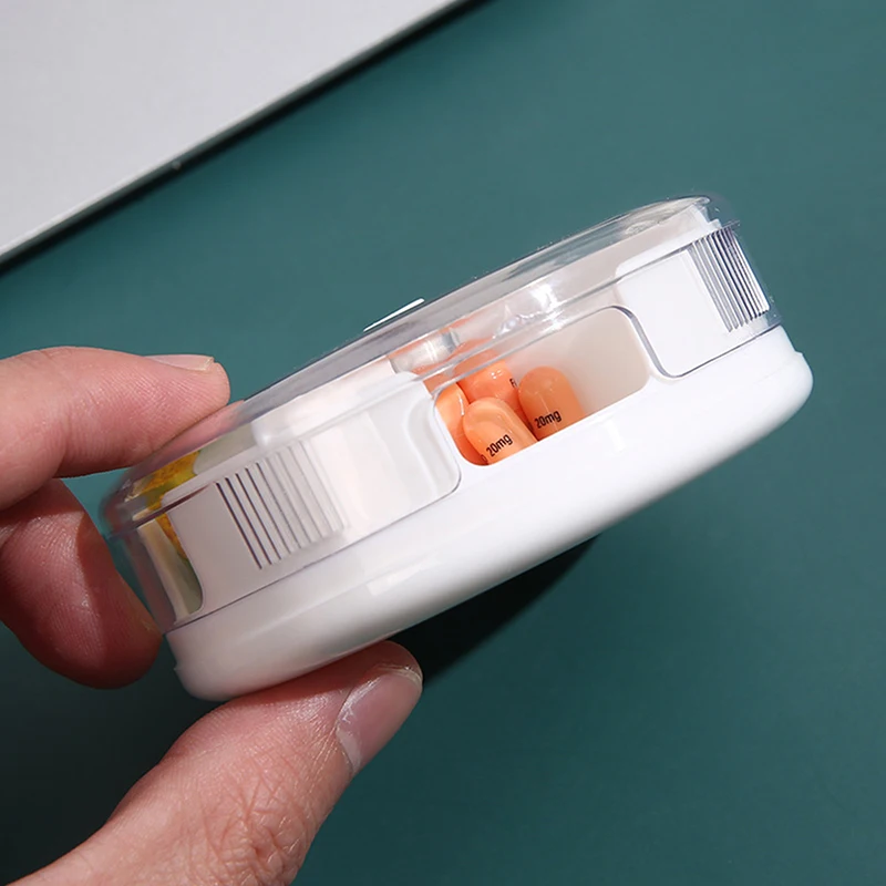 4 Grids Pill Case Storage Box Medicine Tablets Organizer Pills Container Vitamins Candy Dispenser Portable Case