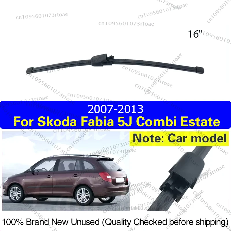 

For Skoda Fabia 5J Combi Estate 2007 2008 2009 2010 2011 2012 2013 Wiper 16" Rear Wiper Blade Windshield Windscreen Rear Window