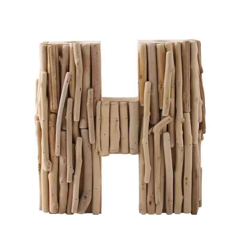 Art vase wall hanging, soft decoration high sense light luxury log dining side cabinet decorative ornament