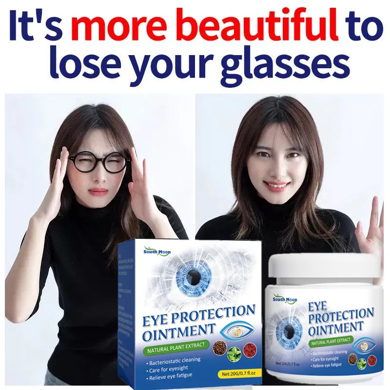 Rapid Treatment Myopia,Protect Eyesight Cream,Relieve Vision Astigmatism,Eye Pressure Fatigue Dry Blurred for Eye Health Care