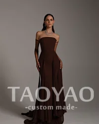 Customized Elegant Chiffon Birthday Gown Off Shoulder Bespoke Occasion A-Line 2025 Long Dresses Sexy Backless Robe De Soriee