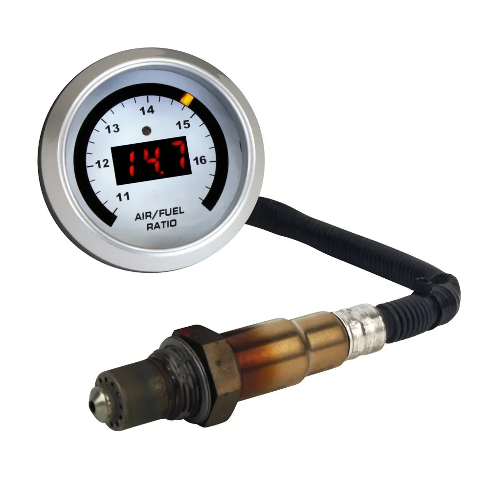 Glosok Wideband O2 Air Fuel Ratio Gauge AFR 52mm 30-4110 With 4.9 LSU Sensor For VW Fords Hondas