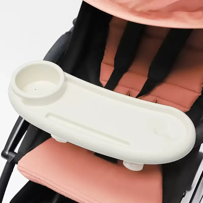 

1PC Universal Baby Snack Tray for Stroller with Cup Holder, Infant Stroller Snack Tray with Cup Holder