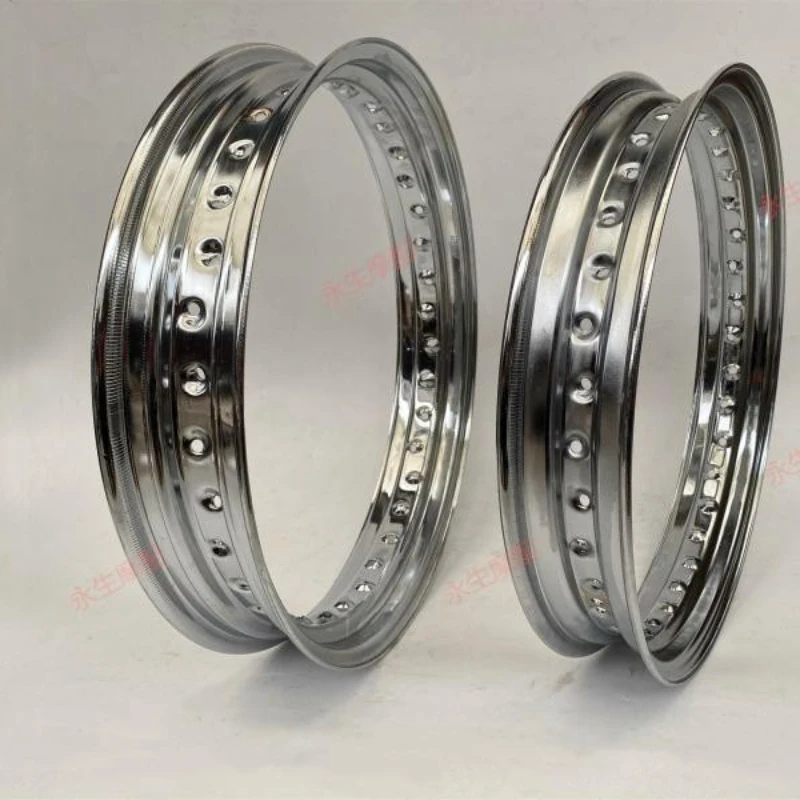 Llantas de alambre de acero hilado para motocicleta 2.50/2.75/3.00/3.50X15/16/17/18/19 pulgadas