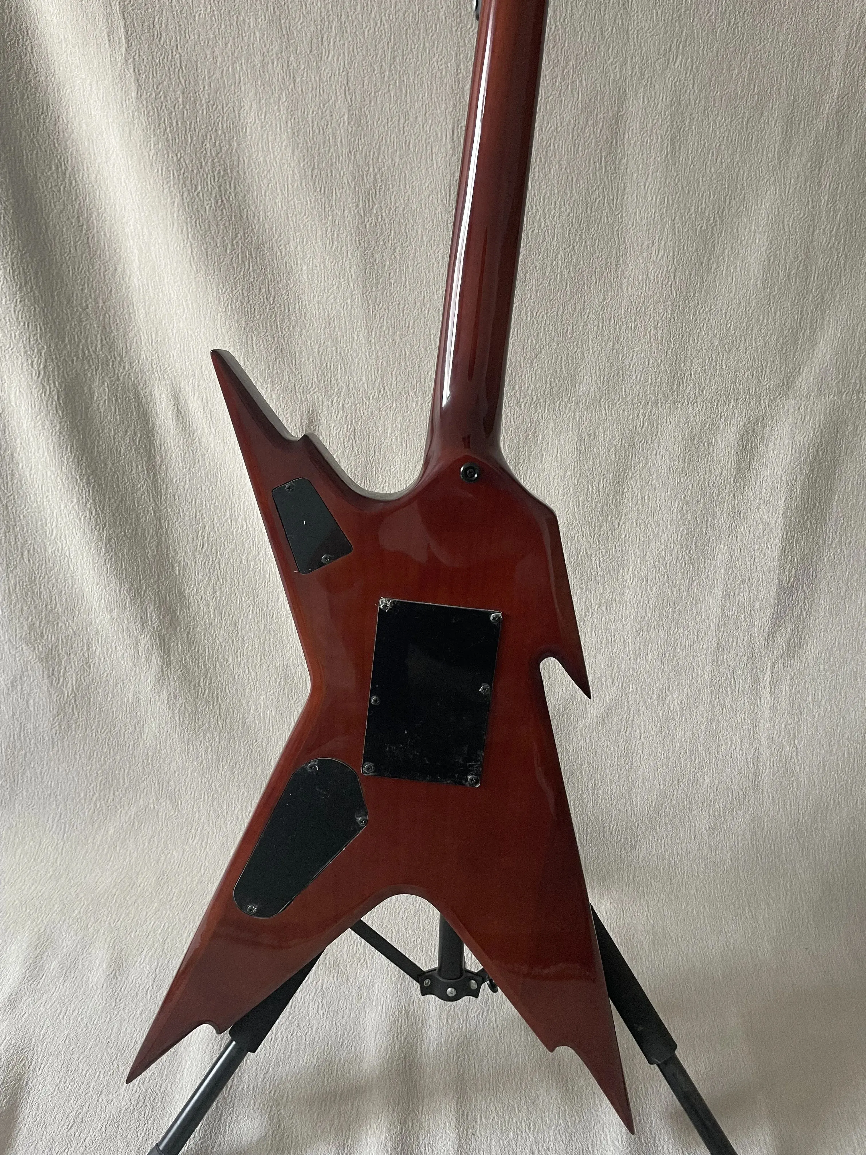 Custom Dean Razorback Dimebag Rebel Guitar Green