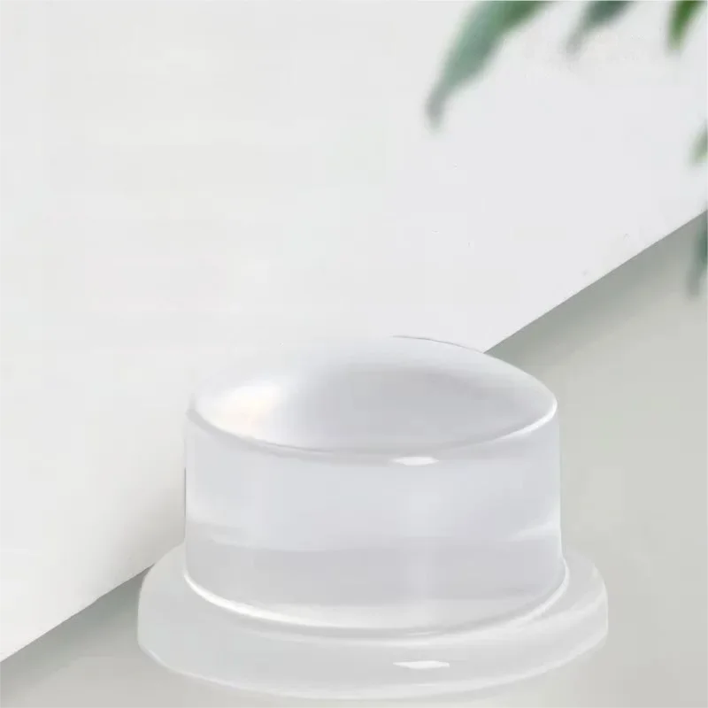 Floor Door Stops Buffer Silicone Gel Door Stop Transparent Wall Protection Muffler Non-slip Door Bumper Furniture Protector Pad