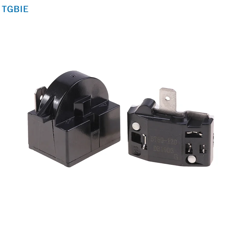 [TL][TL]2PCS QP2-4.7 PTC Starter Relay 1 Pin Refrigerator Starter Relay And 6750C-0005P Refrigerator Overload Protector