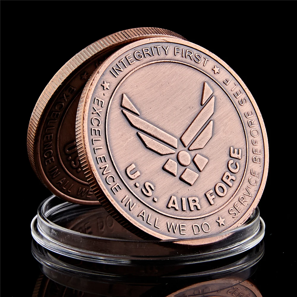 USA Military Air Force Boeing C-17 Globemaster II Copper Token Challenge Coin Collectibles