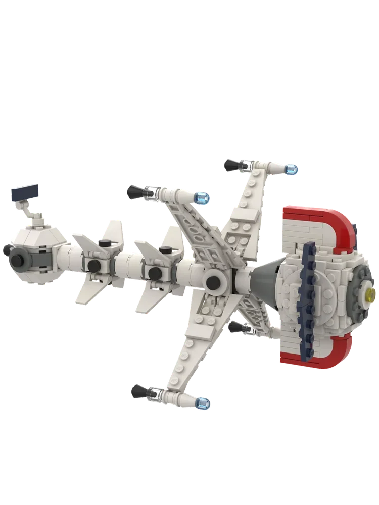 Moc Captained Futured Comet Spaceship Building Blocks Set Anime High-tech Battleship Bricks Mode Assemble Toys birthday Gifts