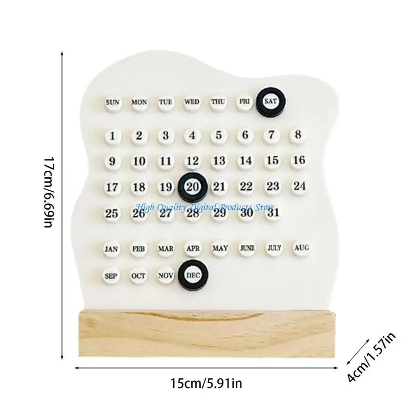 U2JE سطح المكتب التقويم مخطط التقويم منضدية التقويم هدية التقويم الأبدية #6