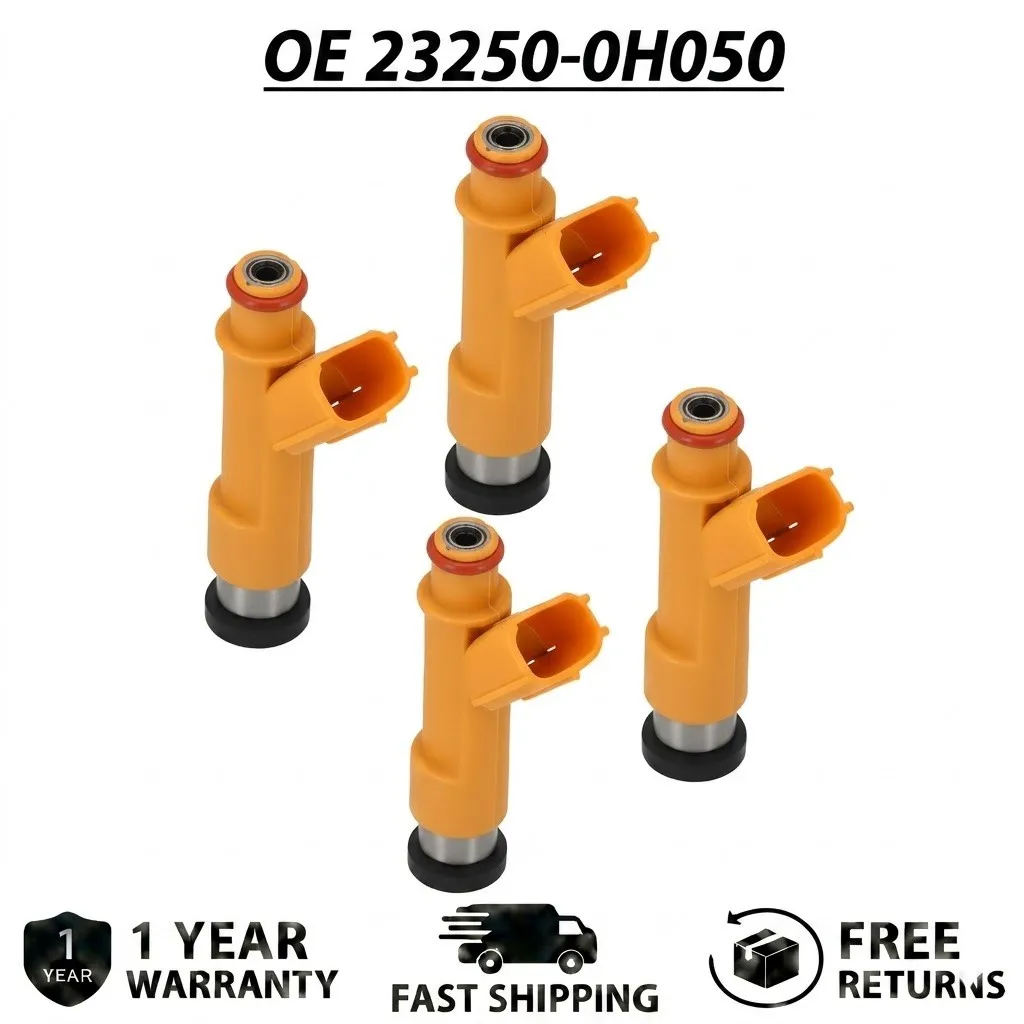 

Set of 4 Fuel Injectors fits Toyota Highlander Solara 2.4L 23250-0H050