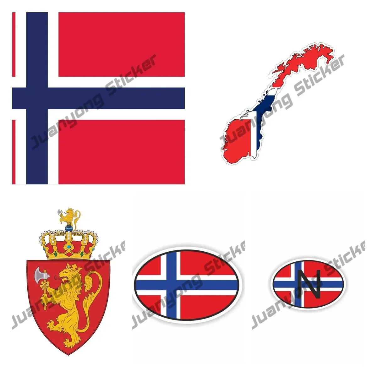 

Креативные наклейки с флагом Норвегии, наклейка с гербом норвежского оружия, наклейка, высококачественный виниловый автомобильный декор, клейкая наклейка KK13cm