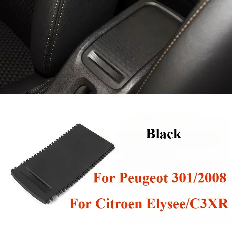 Car Centre Console Armrest box storage cover plate Cup Holder Pull Curtain For Citroen Elysee/C3XR  Peugeot 301/2008 Car sorting