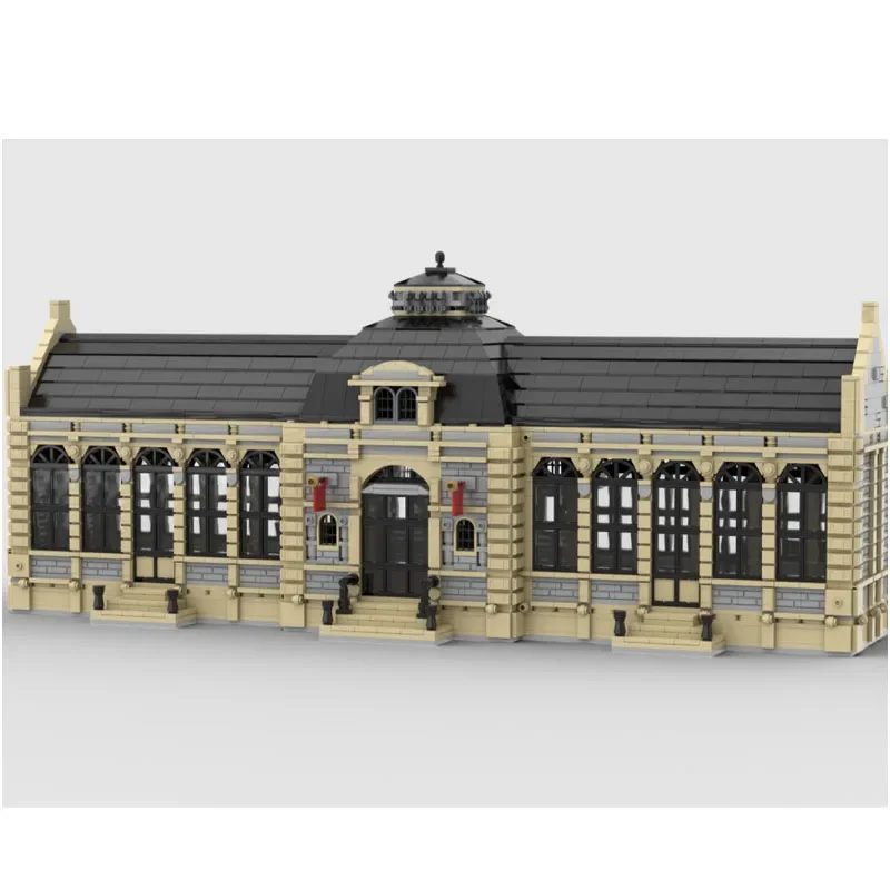 

MOC-92397 City Traffic Central Station Street View Building Block Model, 4018 Pieces, Boys' Children's Birthday Toy Gift