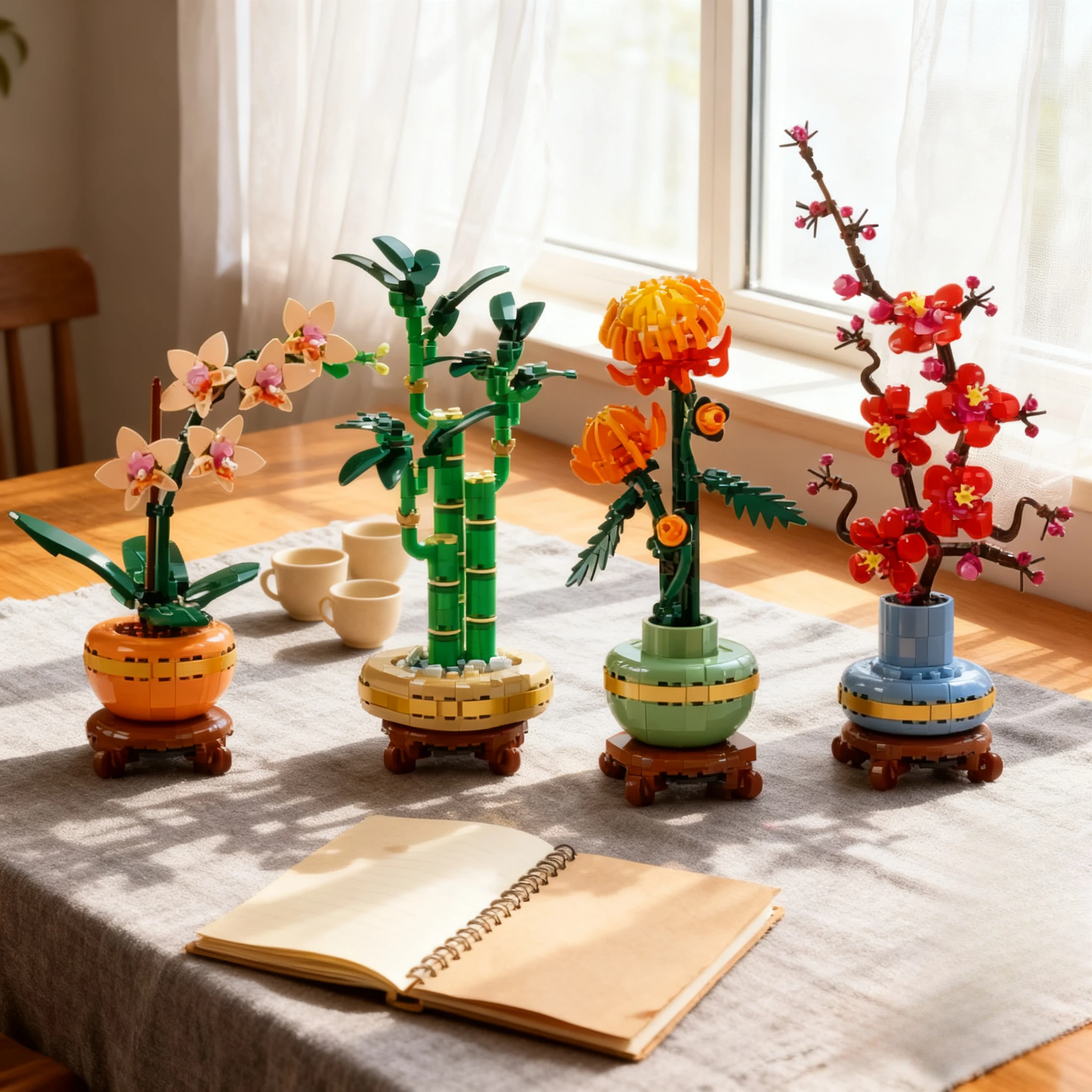 

Наборы строительных блоков с букетом 10368 10369 10344 10343, совместимые с частицами Lego, подходят для рождественских подарков