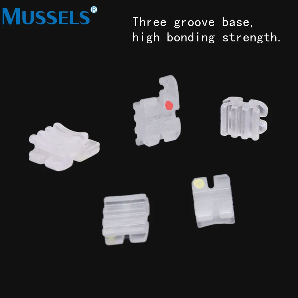 20 Teile/paket Dental Keramik Klammern Kieferorthopädische Zahnspangen Roth MBT Edgewise 0,022 Haken 345/3 Zahnmedizin Zähne Halterung Ortho Appliance – Detail 3