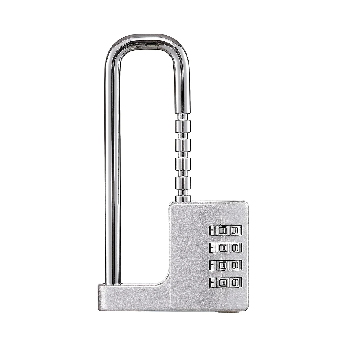 

Cabinet Lock,Combination Padlock,Stainless Steel Gym Locker Lock Code Long Adjustable Shackle Lock for School,Gym Silver