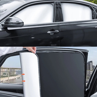 Magnetic Car Sunshade UV Protection Curtains Sun Shield Cover Double Sides Auto Window Sun Shade Protector Cover Accessories