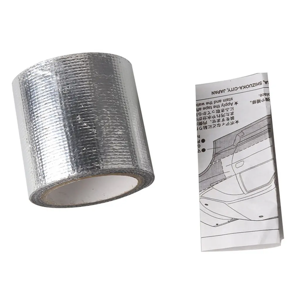 Roll Aluminum Reinforced Rc Car Body Tape Heat Resistant Adhesive Tape Silver for Strong Reinforcement and Insulation