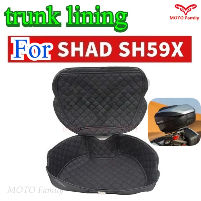 For SHAD 59X trunk lining  motorcycle trunk black environmentally friendly odor-free mat Motorcycle Box liner