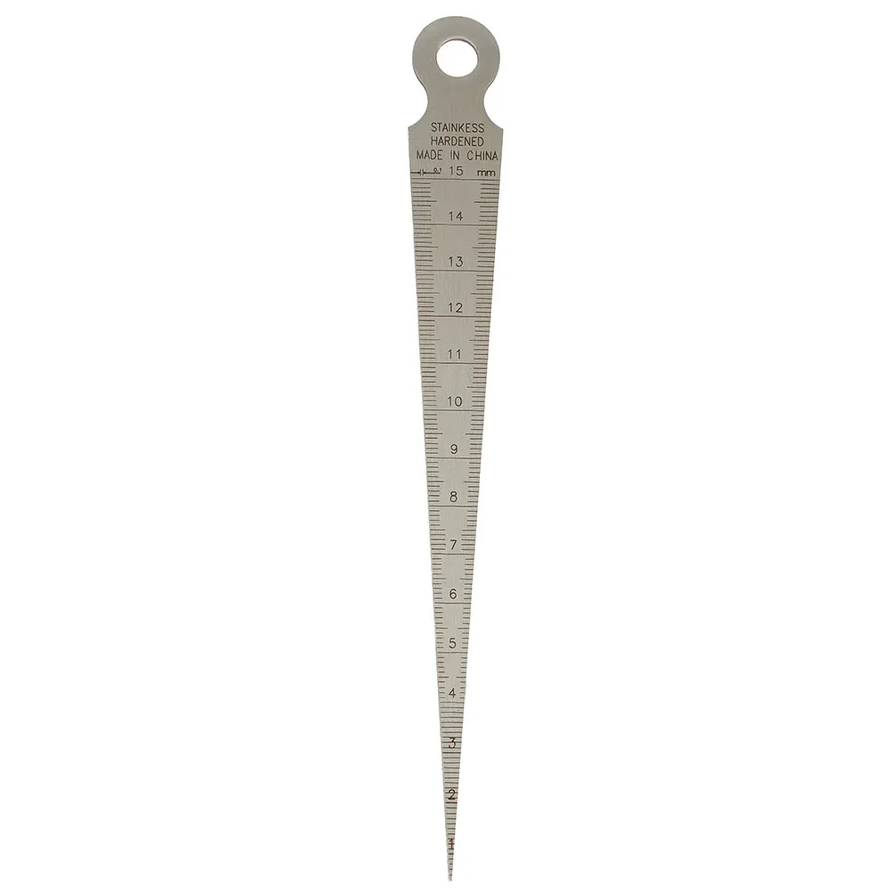 New Practical Quality Ruler 16x1.2cm 2 In1 6.29x0.47 Inch Depth Ruler Gap Hole Inspection Lightweight Measurement image 3