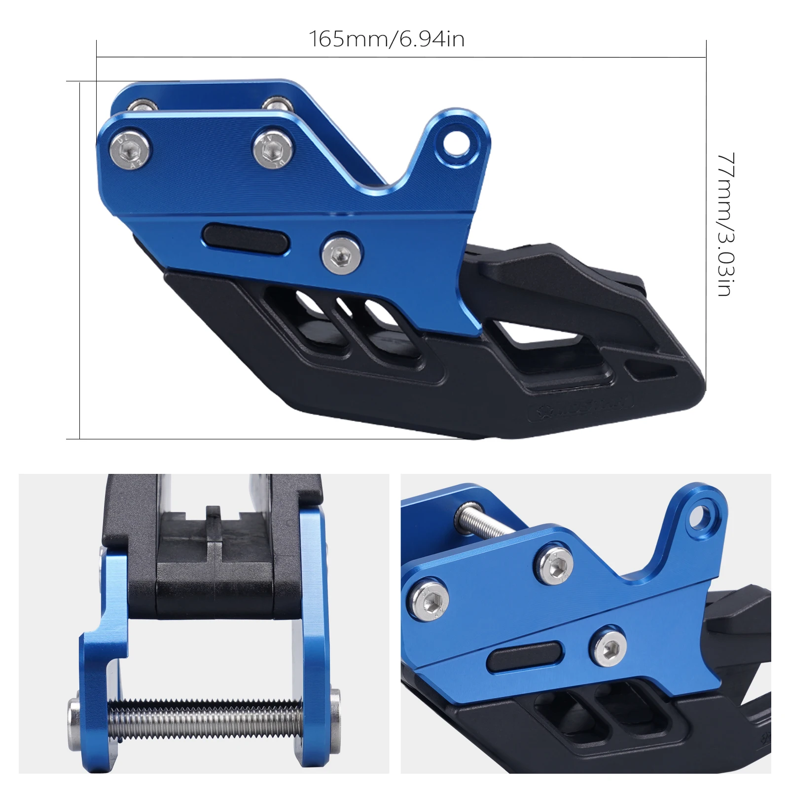 NICECNC For Yamaha WR250R WR250X WR 250R 250X 2007-2022 2021 2020 2019 Chain Guide Rear Sprocket Chain Cover Guard Protector