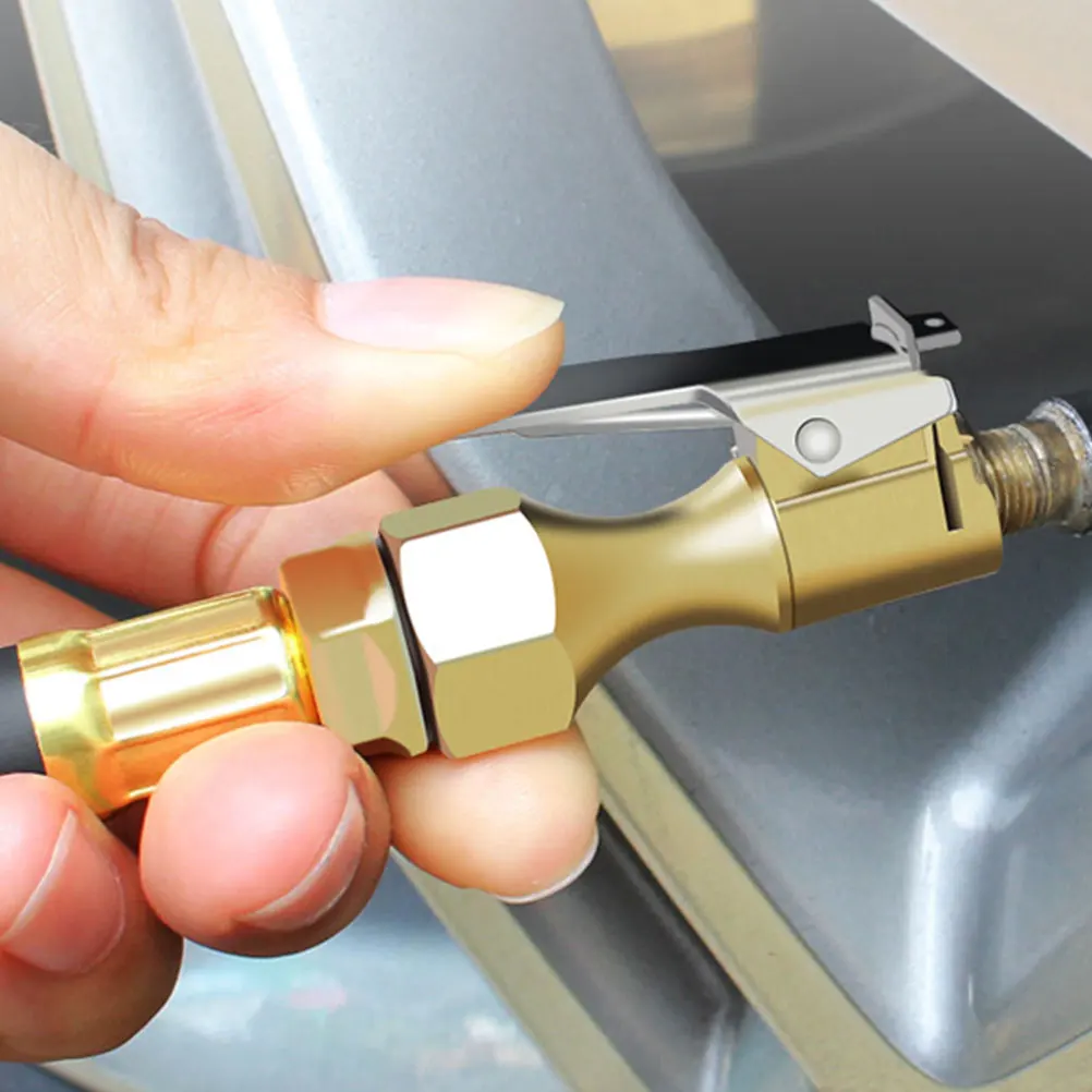 

3 Pcs Metal Air Chuck Closed Tire Replacement Reinforced Suckers Inflator Gas Nozzle Tire Accessories Inflation Easy Use Durable