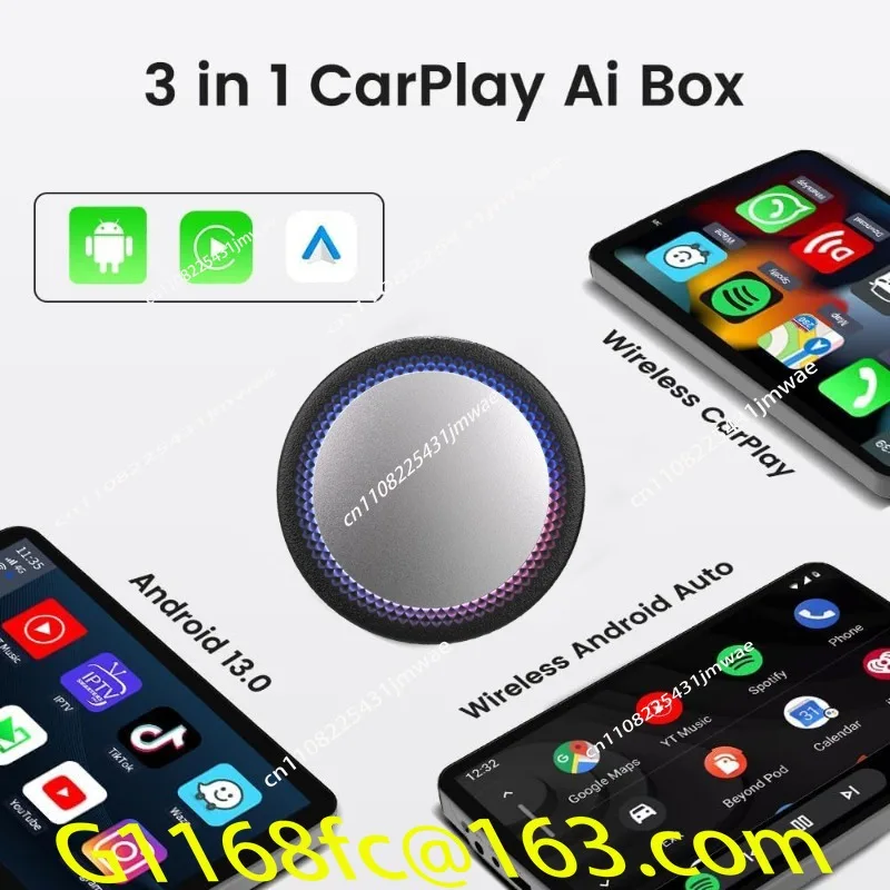 New Android System Interconnected Car Smart Box Qualcomm Eight Core Supports HDMI