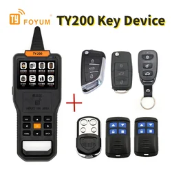 TY200 Rolling Code Transmitter Programmer Multi-function Device Universal Remote Control Host for Locksmith Tool Garage&Vehicle
