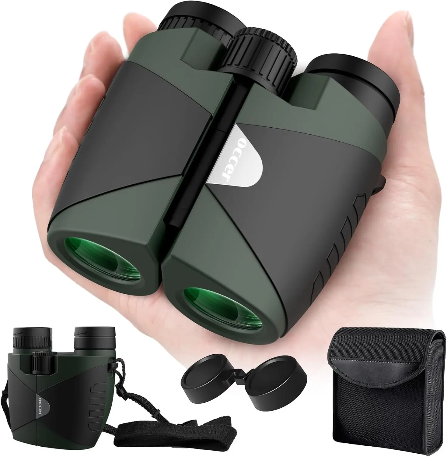 

15x30 Compact Binoculars for Adults and Kids - High Powered for Bird Watching, Lightweight Easy Focus with Low Light Vision