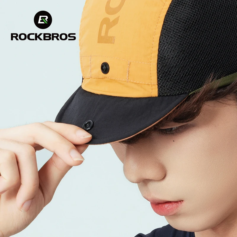 ROCKBROS Sport Caps Spring Autumn Men Women Cycling Cap UPF50+ Sun Protection Hat Breathable Runring Fashing Hats