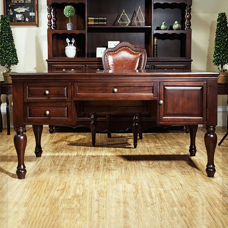 

Drawers Organiser Office Desk Vintage Luxury Gaming Fashionable Office Desk Working Designer Scrivania Da Ufficio Furnitures