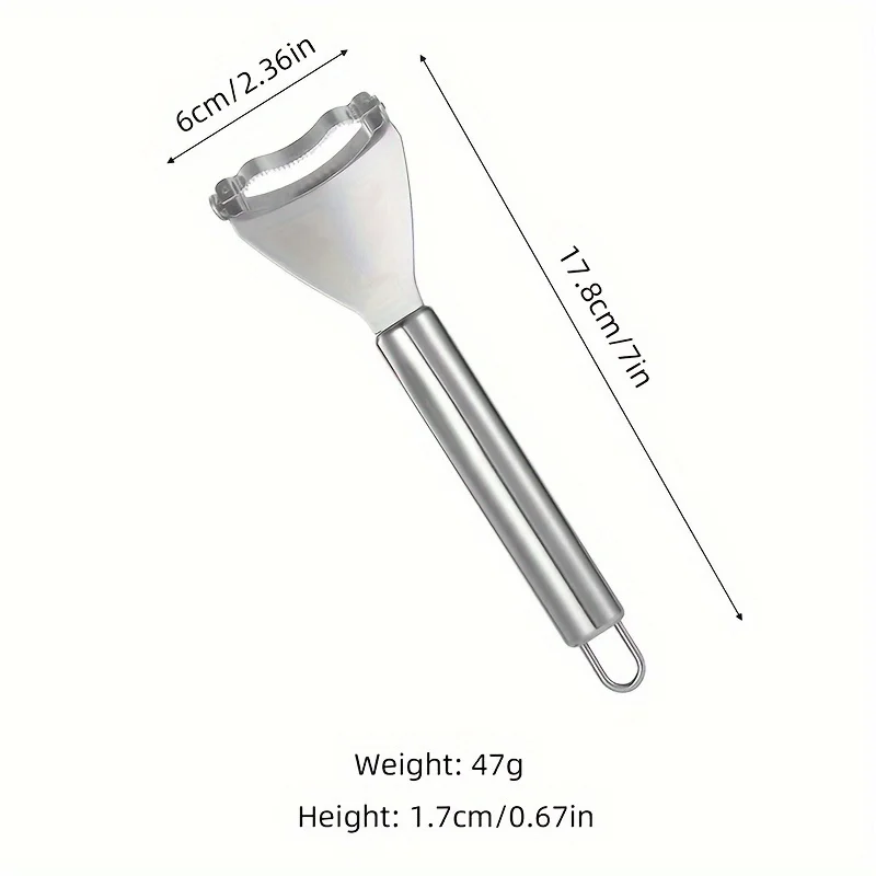 Stainless steel corn peeler serrated corn peeler thresher cutting knife kitchen fruit and vegetable Corn peeling small tool image 5