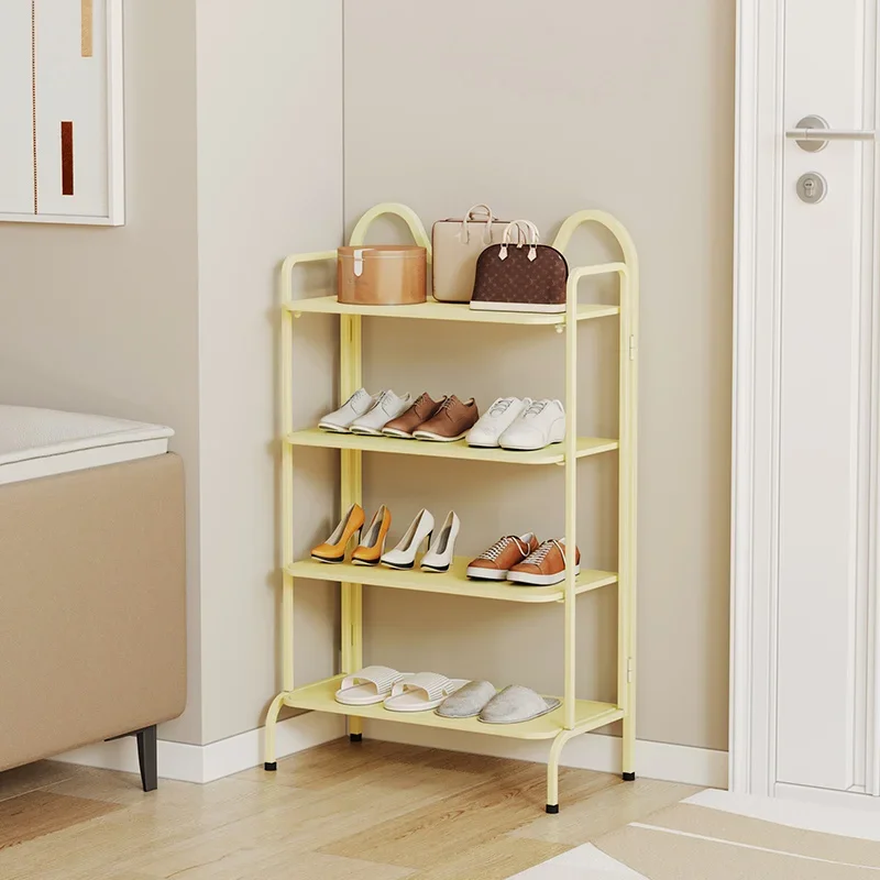 

Cat Ear Shape Shoe Hanger Entrance Multi-Layer Iron Storage Rack Large Capacity Shoe Shelf Space-Saving Design, Modern Organizer