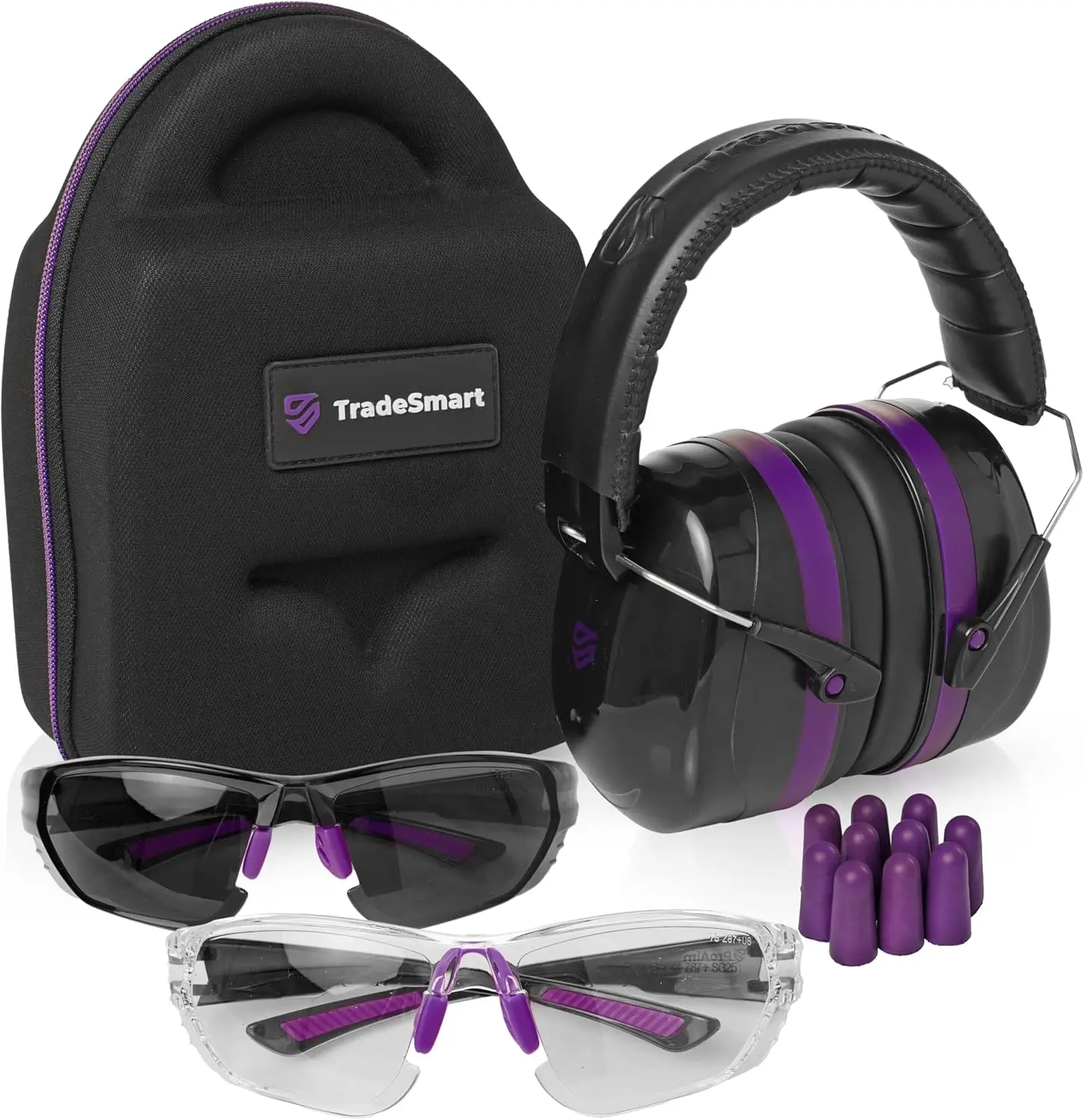 

Универсальная защита для ушей при стрельбе: наушники NRR 28, очки, беруши + чехол для переноски