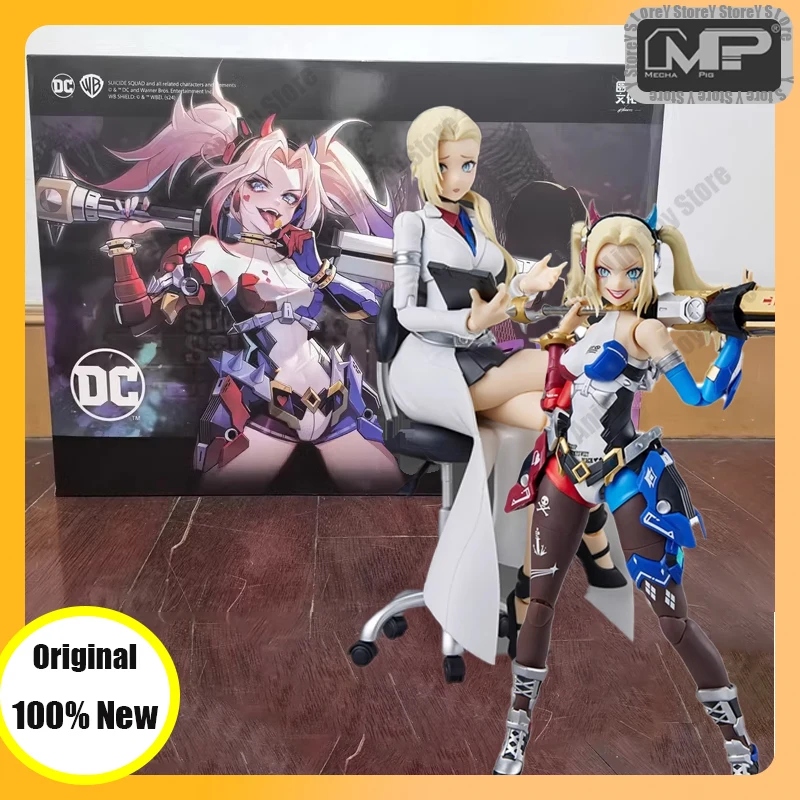 En Stock DC-03 Harley Quinn (doble cuerpo) figuras Zhuojiang Jianghunji Guochuang pequeña chica fea máquina de ensamblaje personalizada