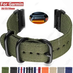 Sport Nylon Straps for Garmin Tactix 7Pro Fenix 7 6X 6S 6 Pro 5X 5 5S 3HR Bracelet Accessories for Garmin Band 22mm 26mm 20mm